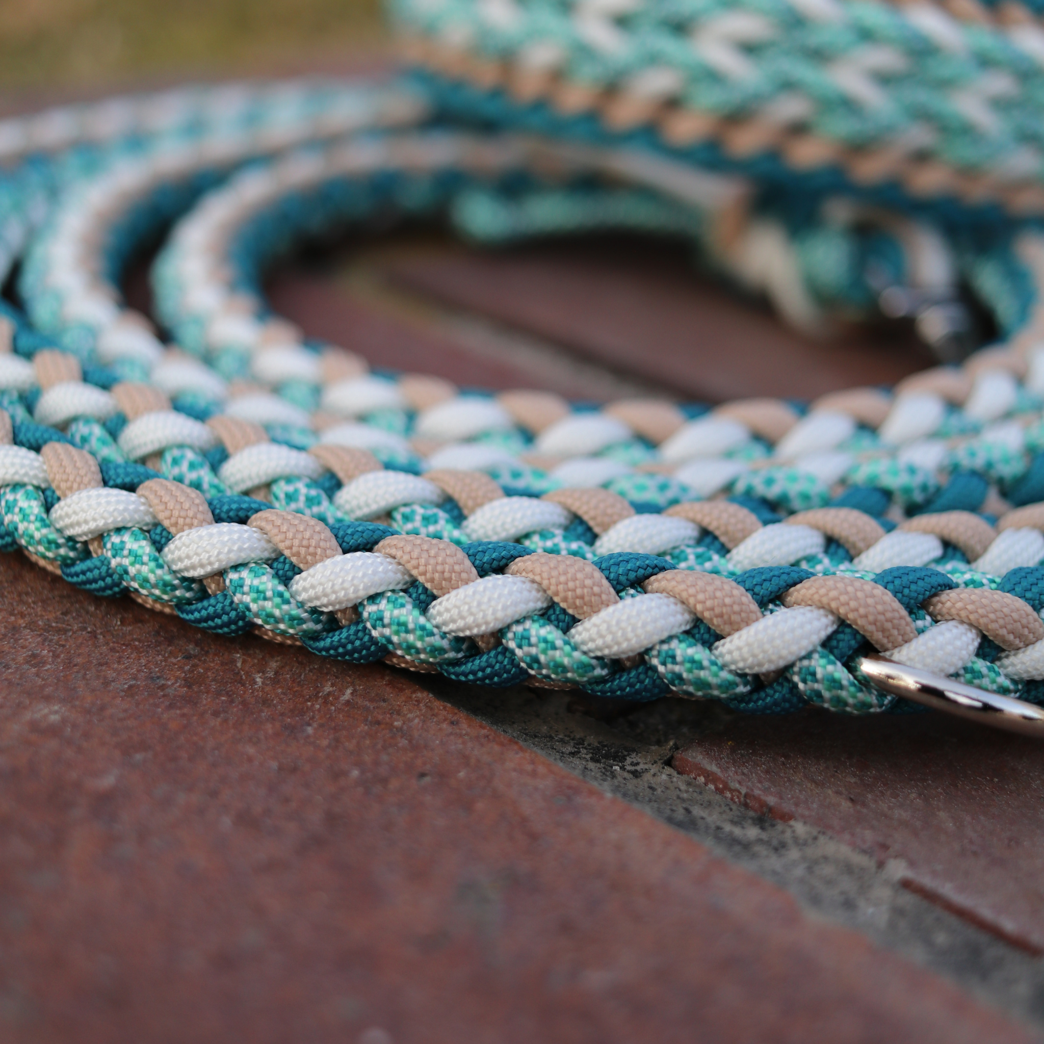 Paracordkombi in Beige und Teal