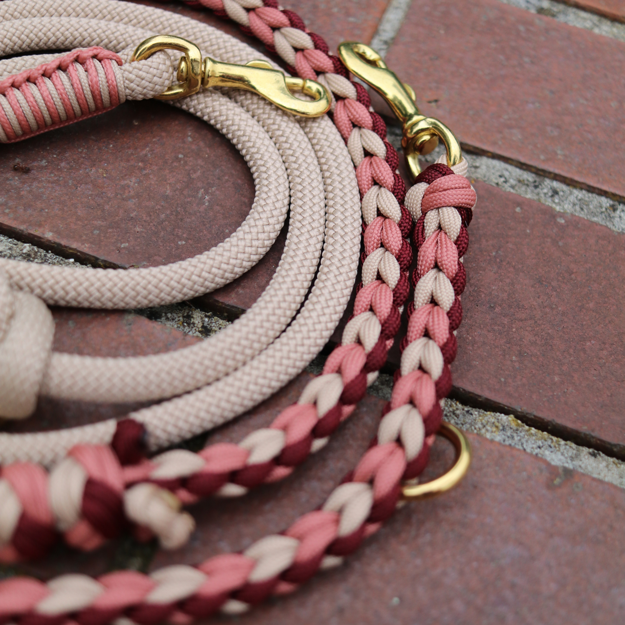 Paracordkombi in Coral und Beige