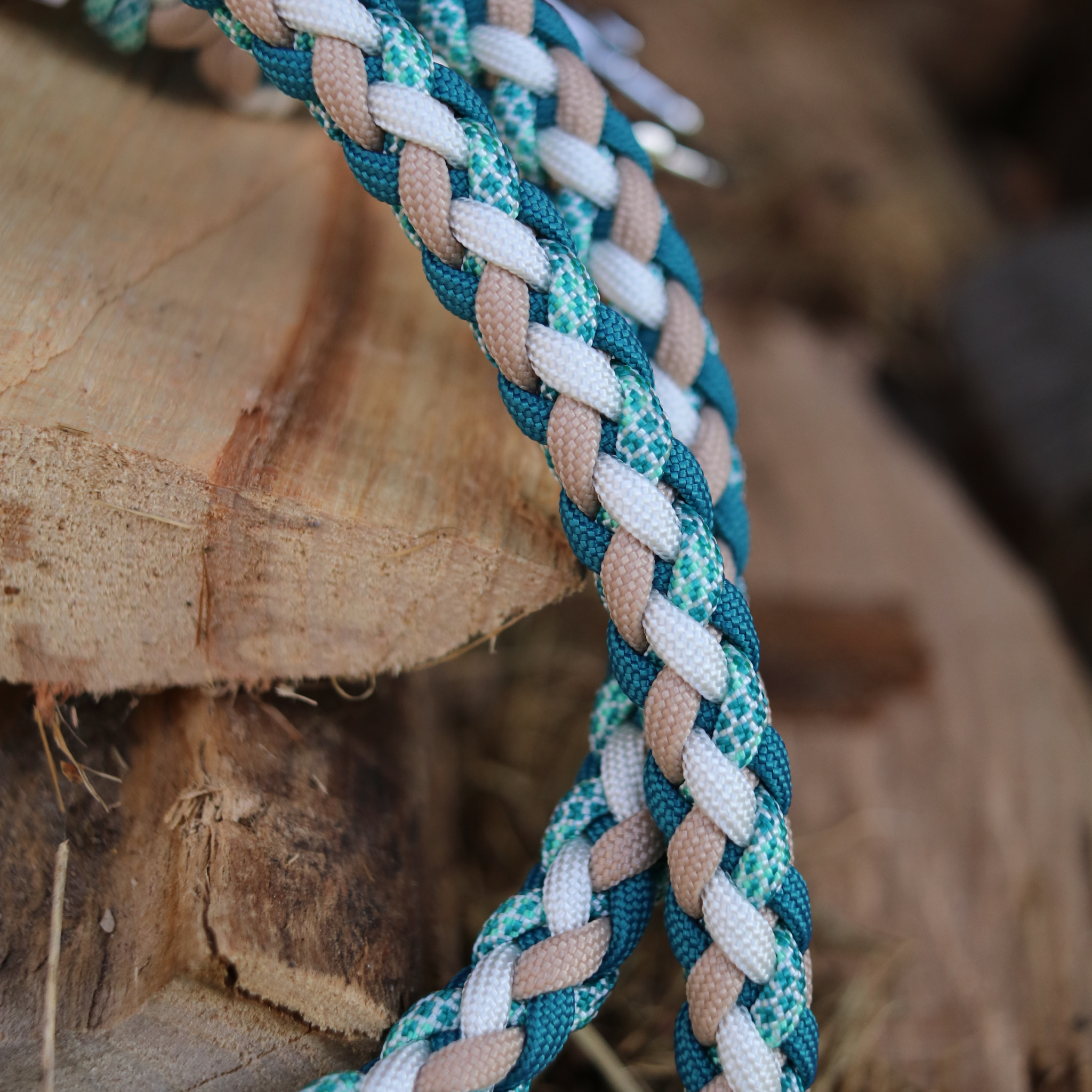 Paracordkombi in Beige und Teal