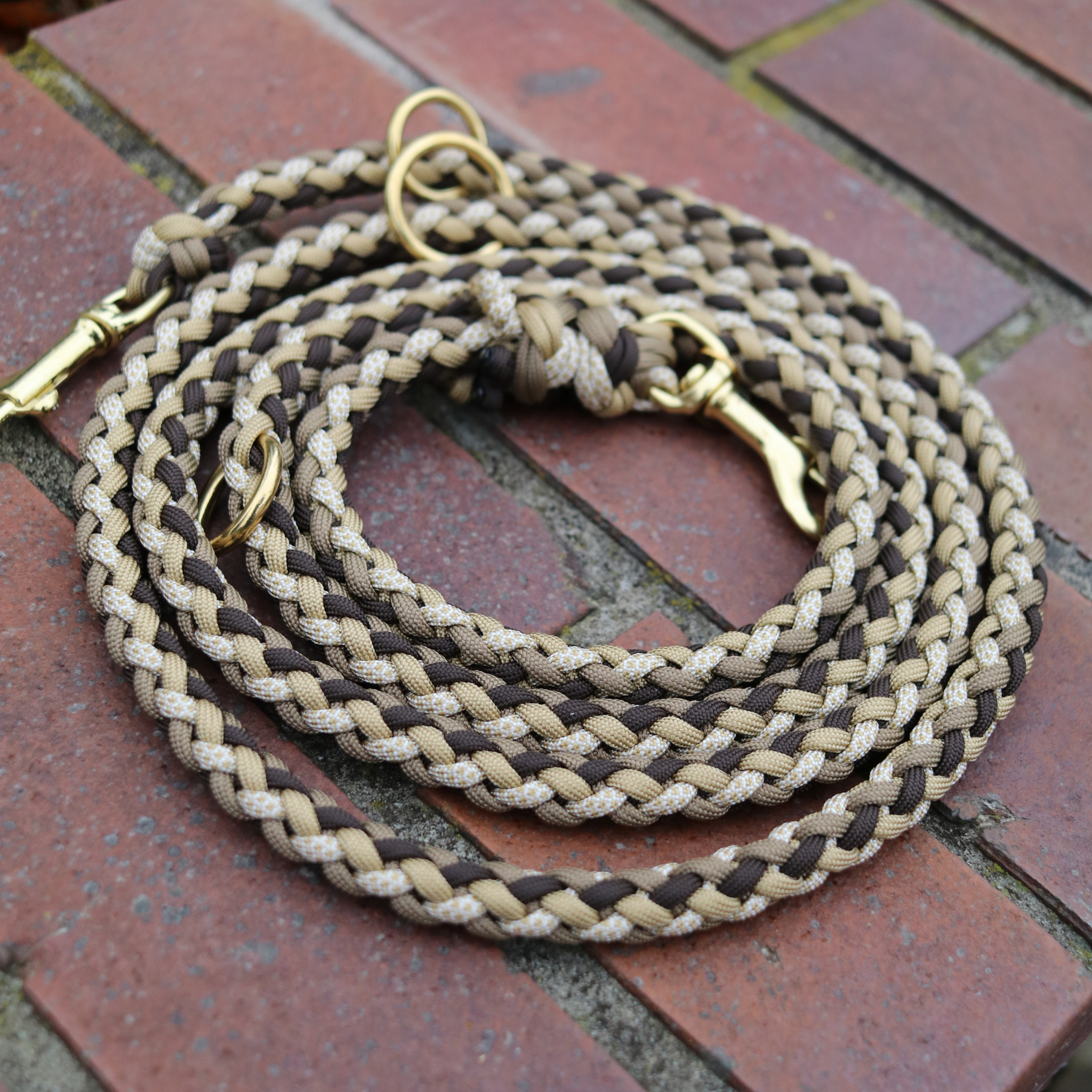 Paracordkombi in Espresso und Gold
