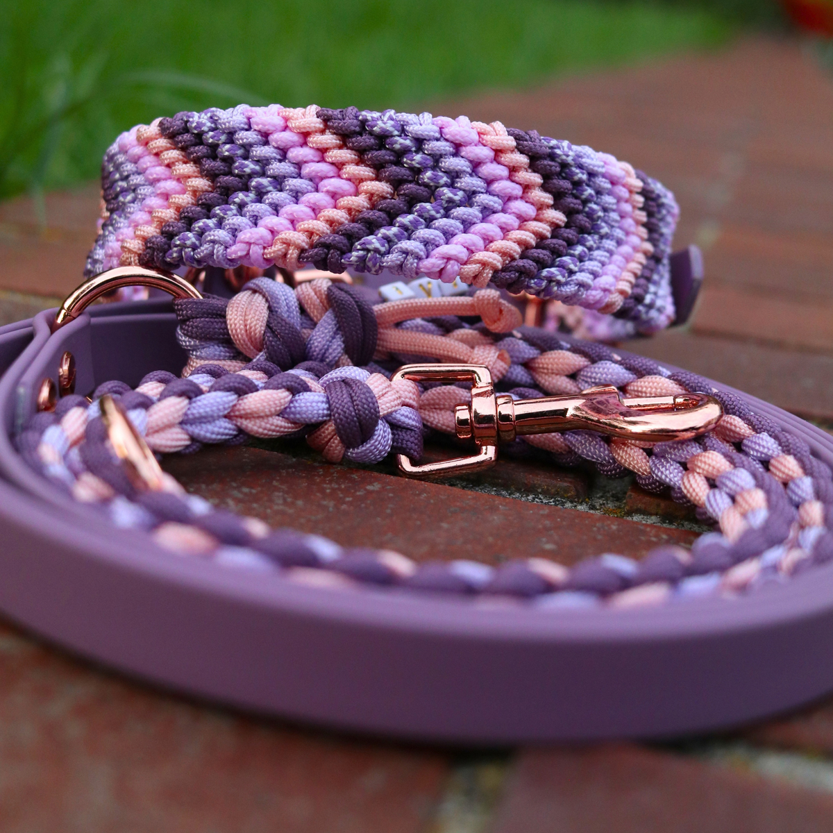 Paracordkombi in Mauve und Pink Quartz