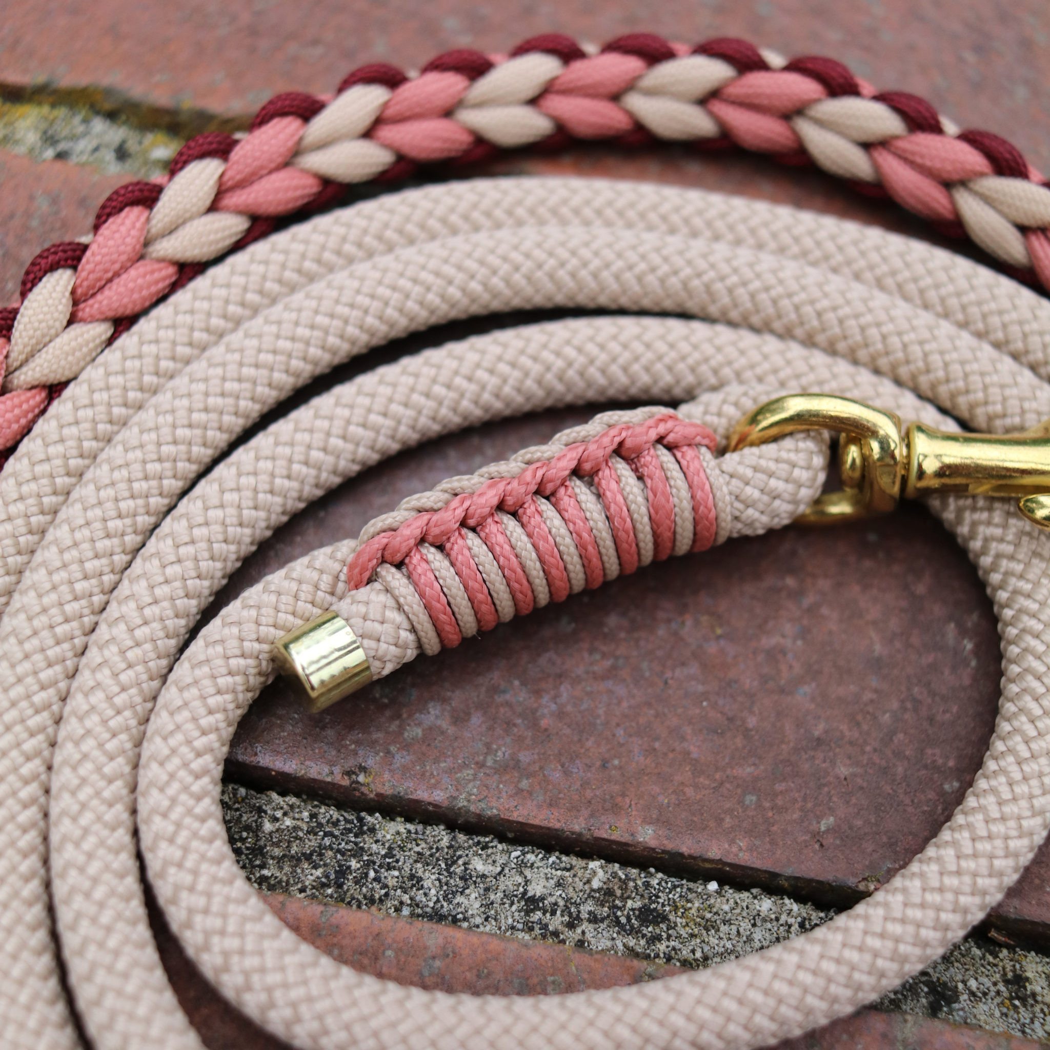 Paracordkombi in Coral und Beige