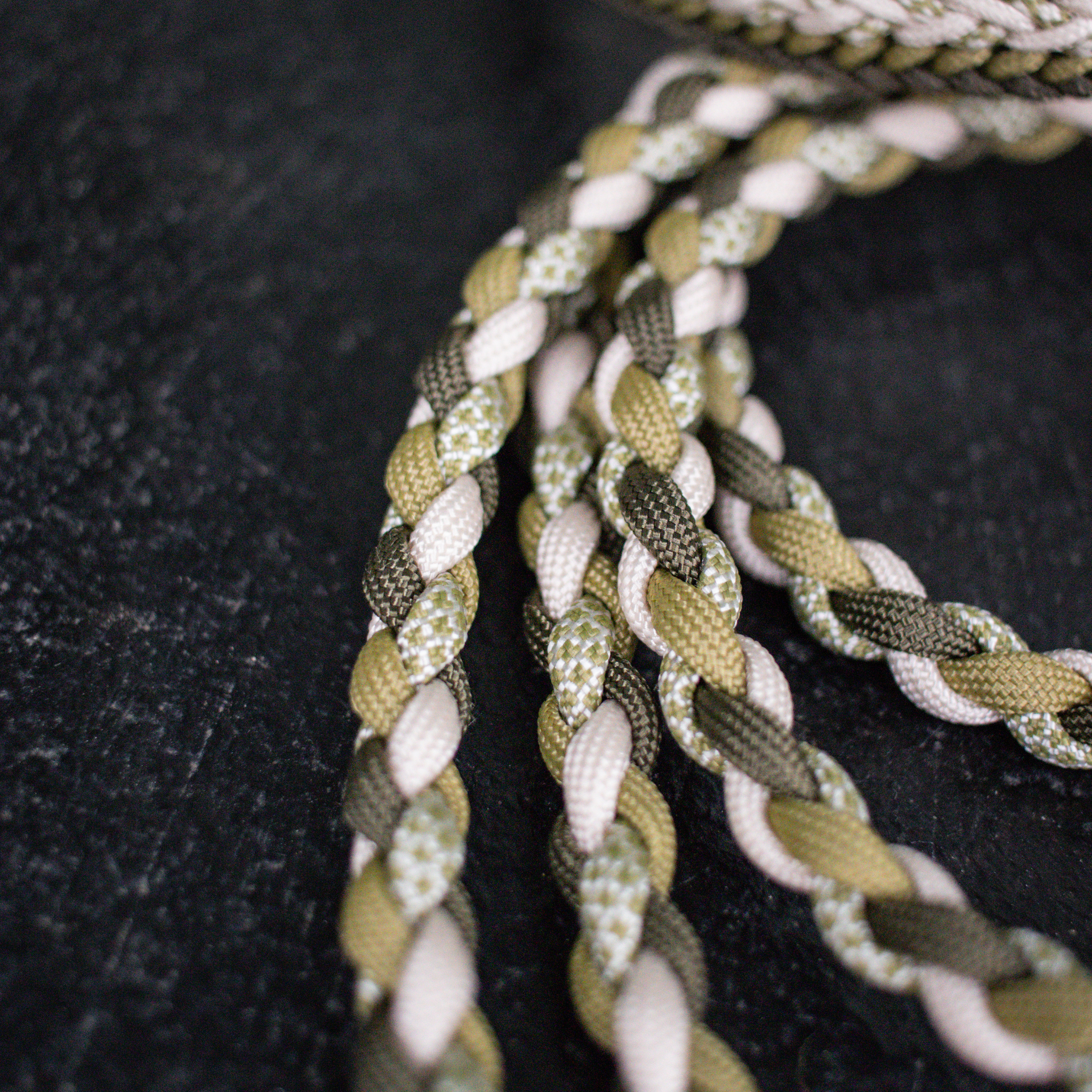 Leine "Mini" in Olive und Moos