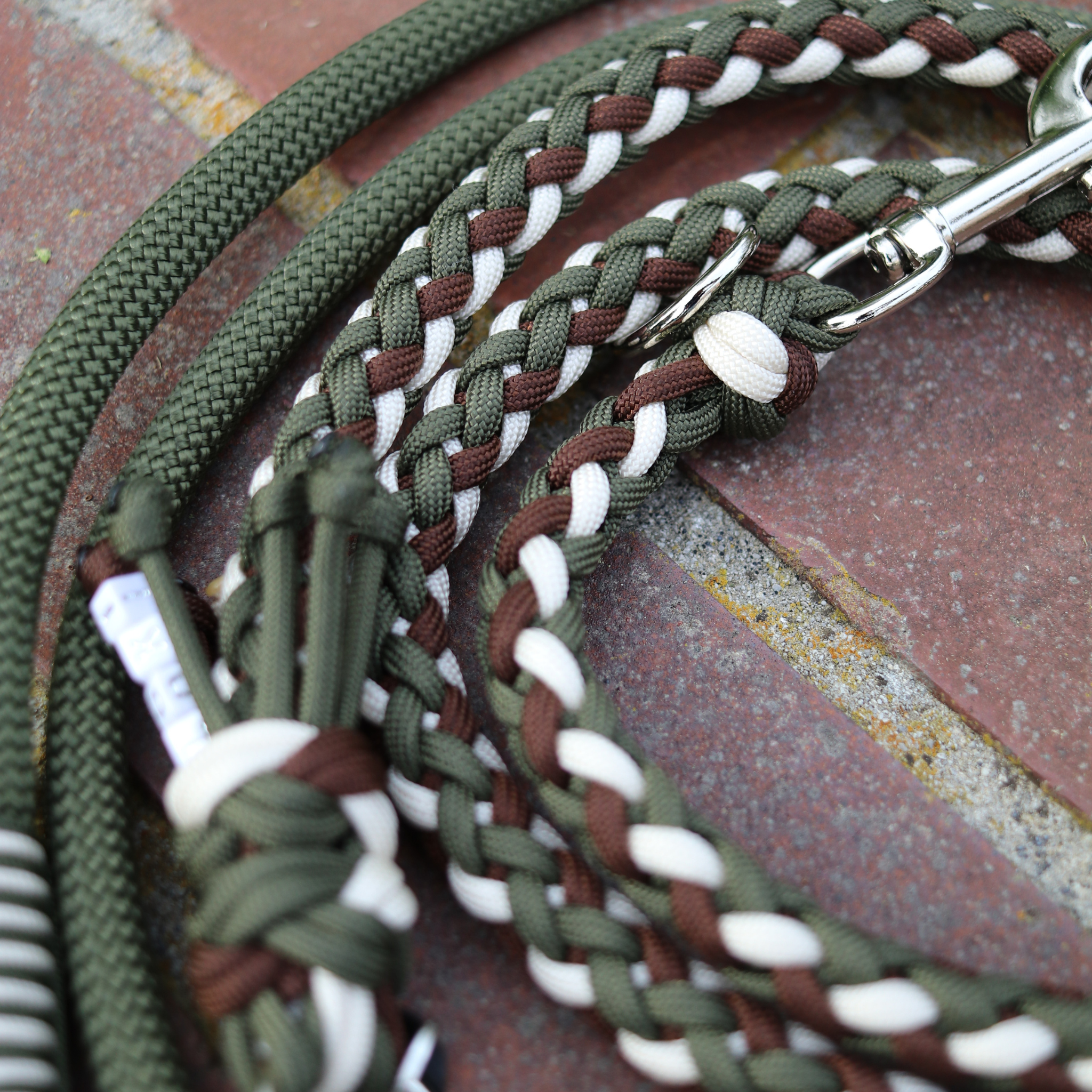 Paracordkombi in Olive und Walnuss