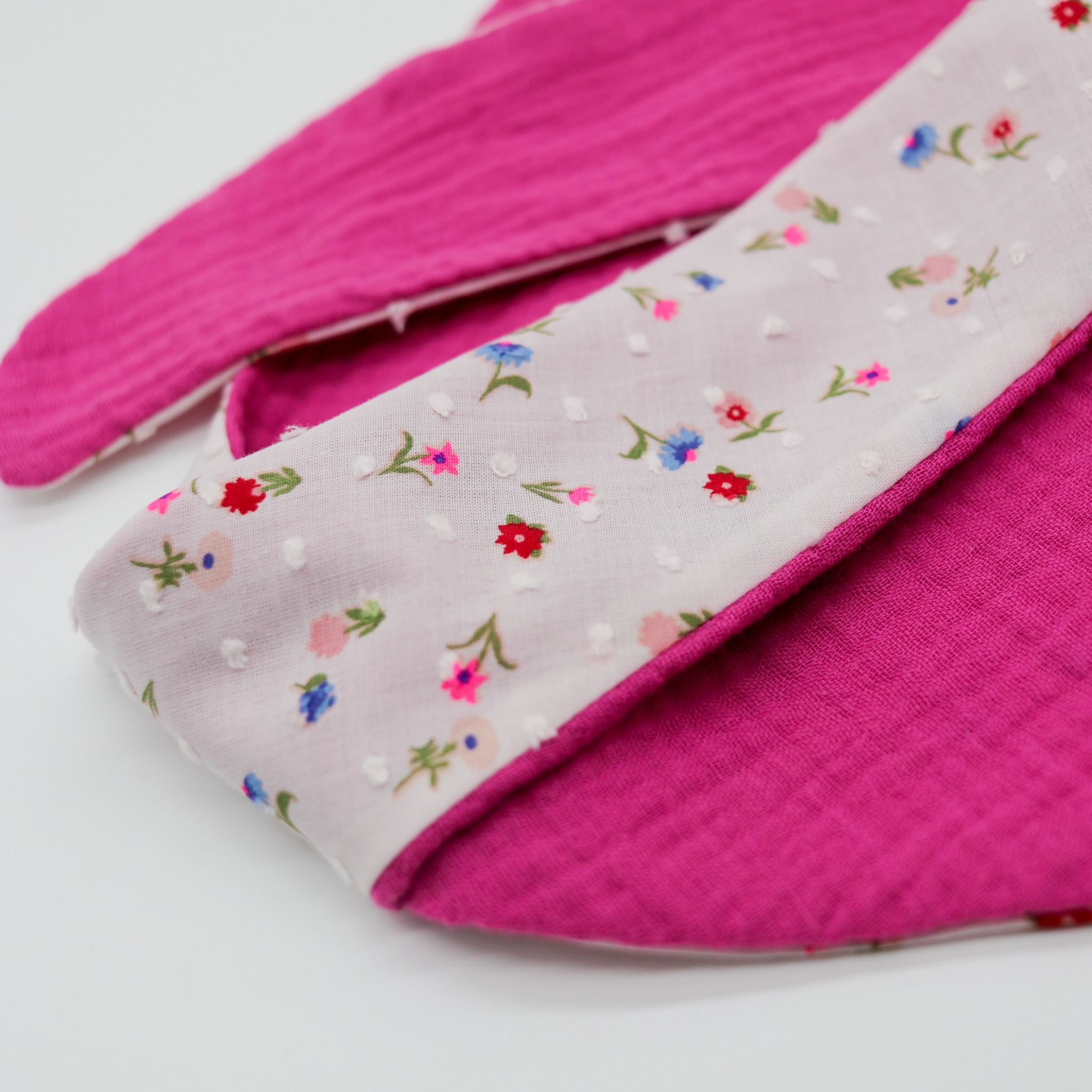 Halstuch Pink Blumen