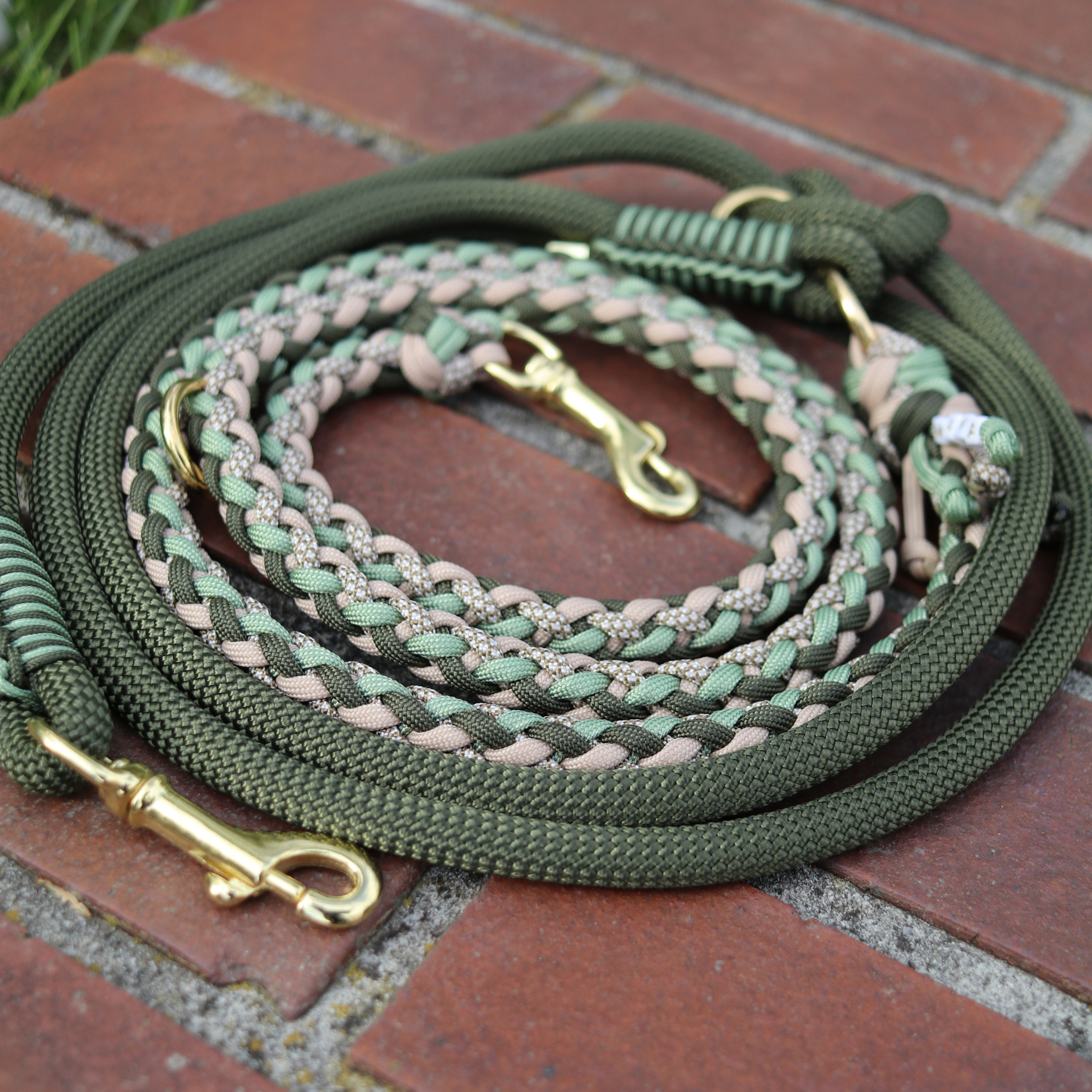 Paracordkombi in Olive und Mocca