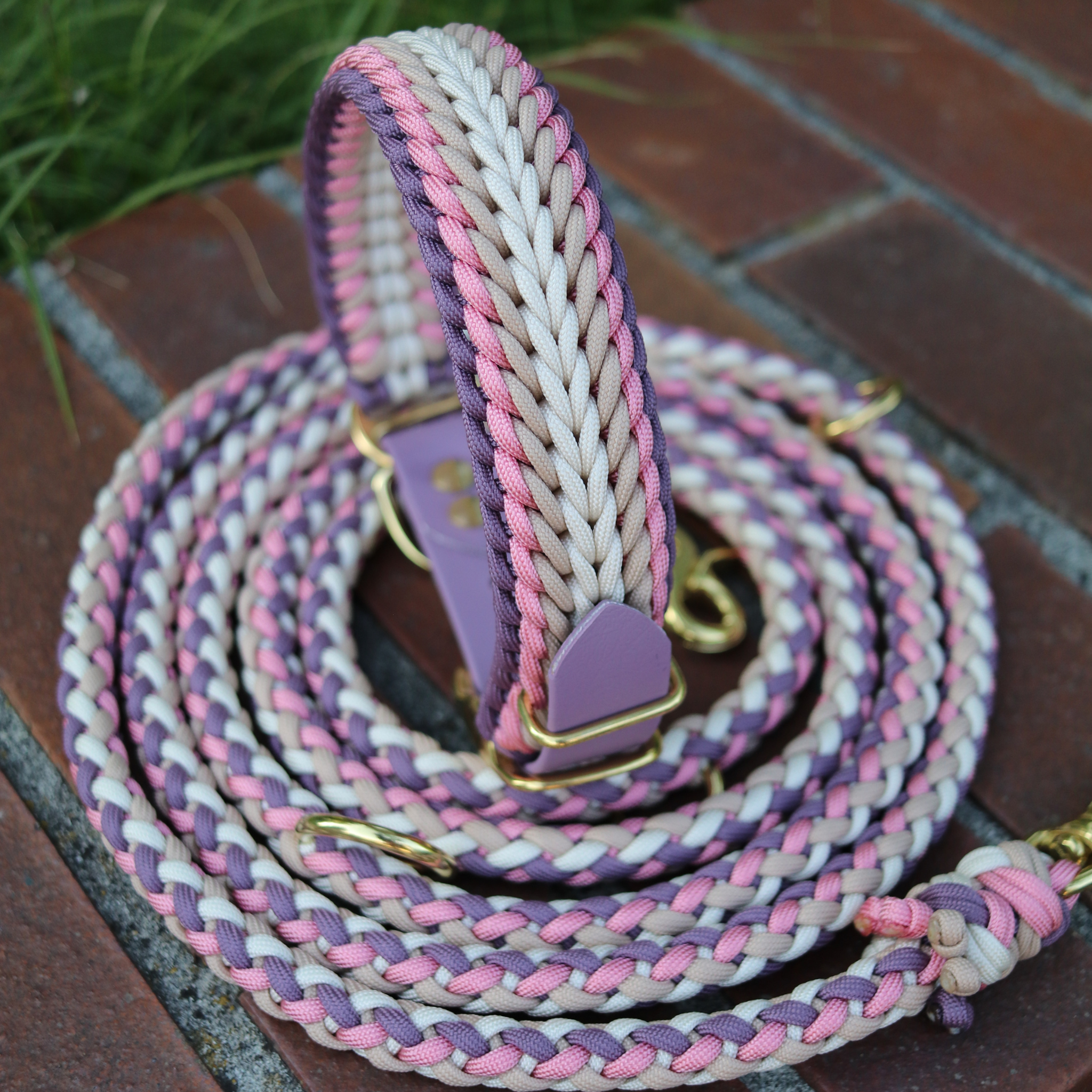 Paracordkombi in Mauve und Rosa