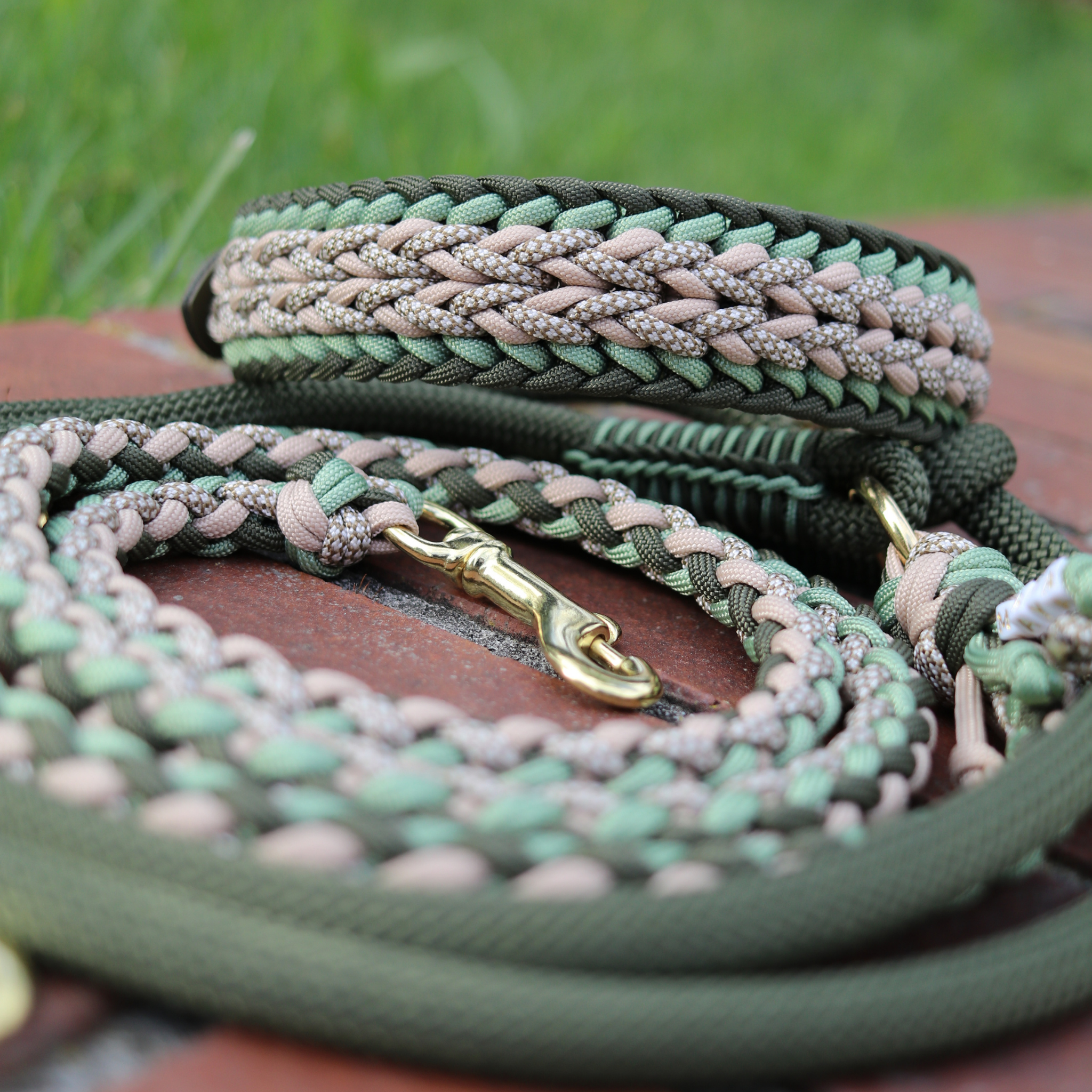 Paracordkombi in Olive und Mocca
