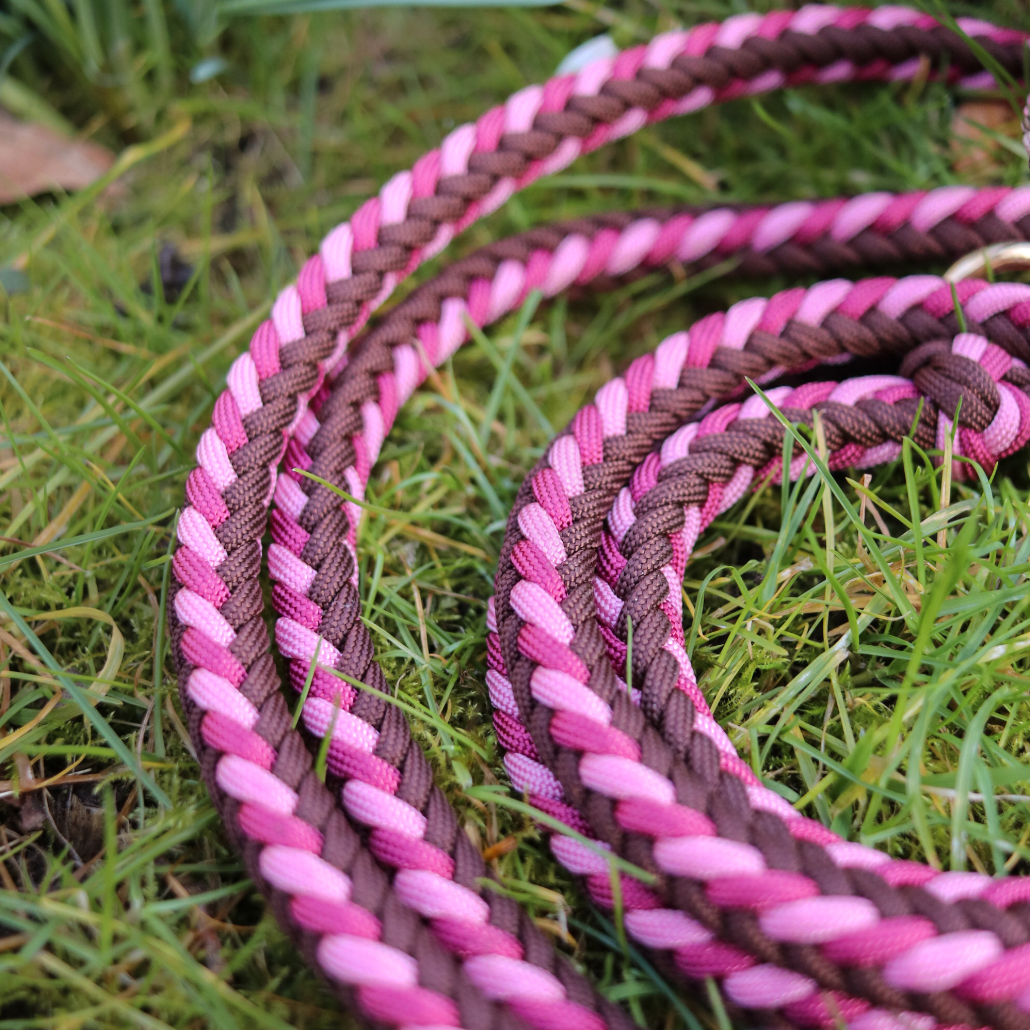 Paracordkombi in Walnuss und Rosa