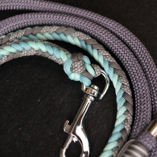 Paracord/ Tau Leine "Herringbone" in Grau und Winter