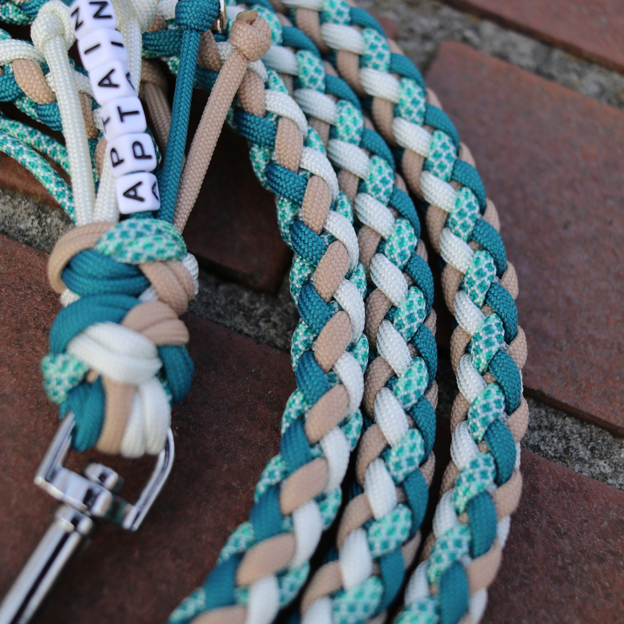 Paracordkombi in Beige und Teal