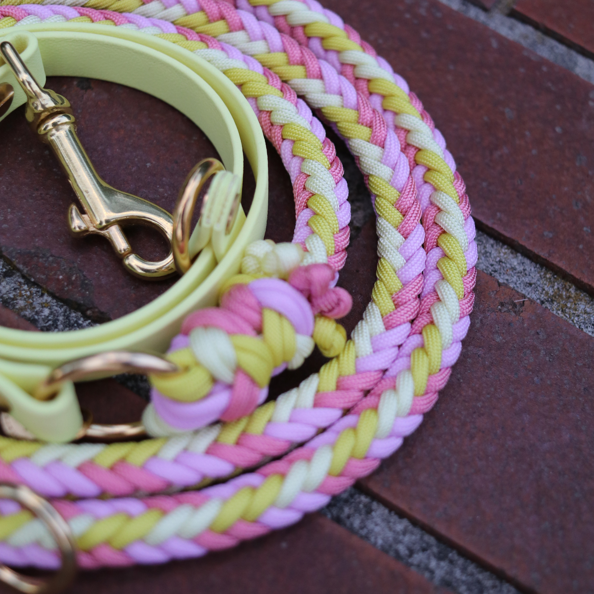 Paracordkombi in Banana und Pink