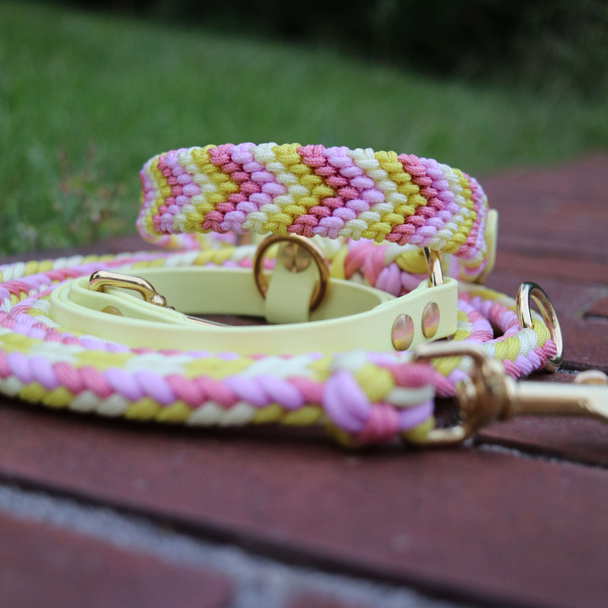 Paracordkombi in Banana und Pink
