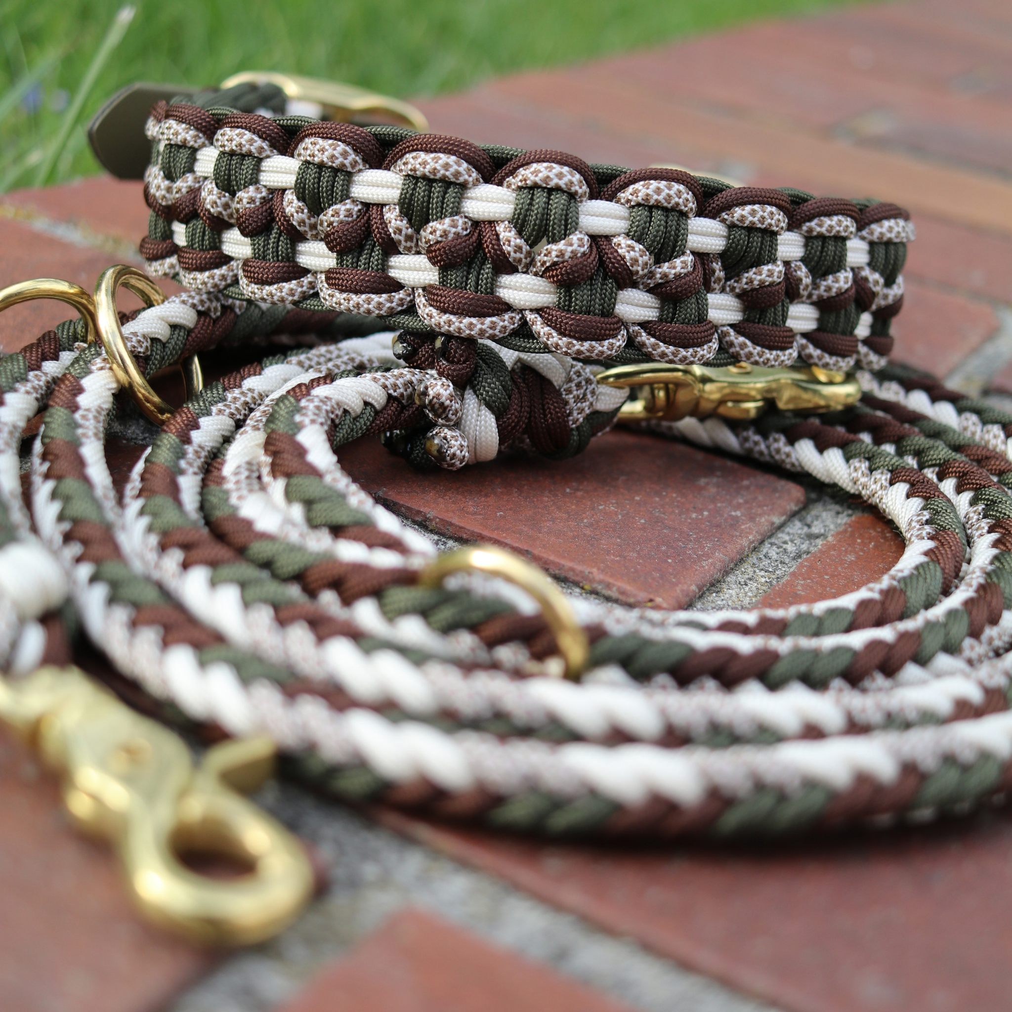 Paracordkombi in Walnuss und Olive