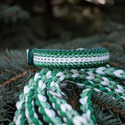Paracordhalsband "Shining" Typ 1 in Grün