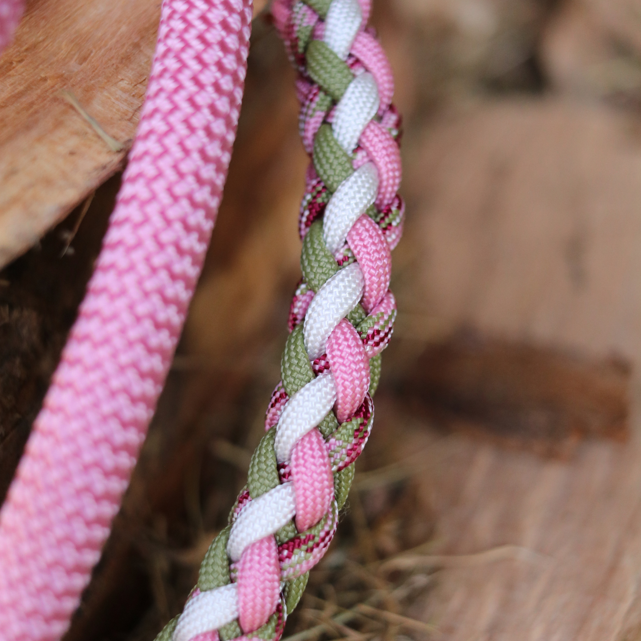 Paracordkombi in Rosa und Moos