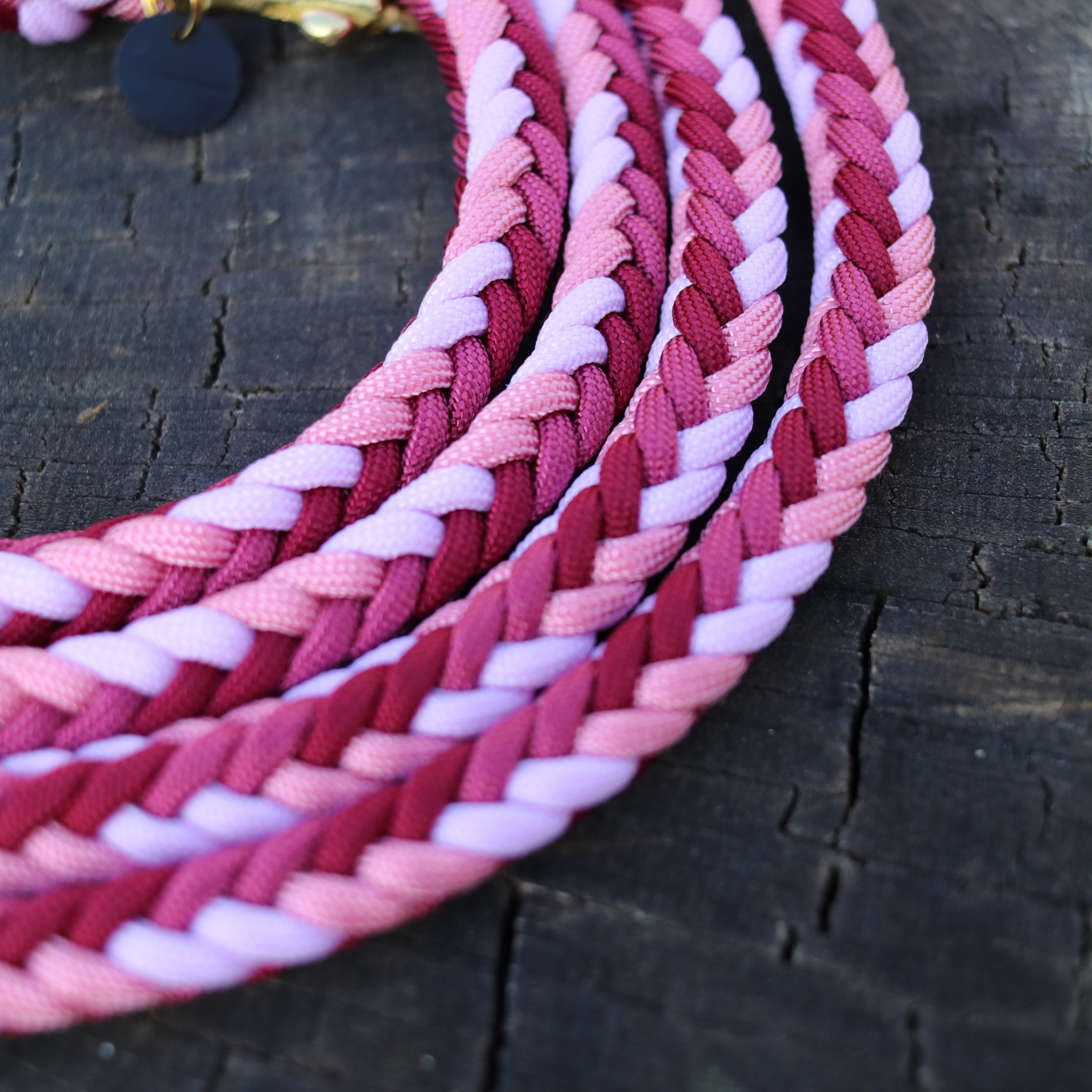 Paracordkombi Typ 1 in Weinrot und Pink