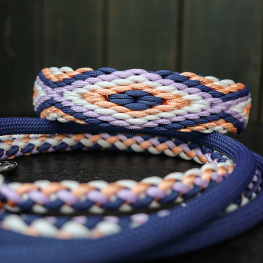 Kombination in Blau und Lila 40,5-45cm HU