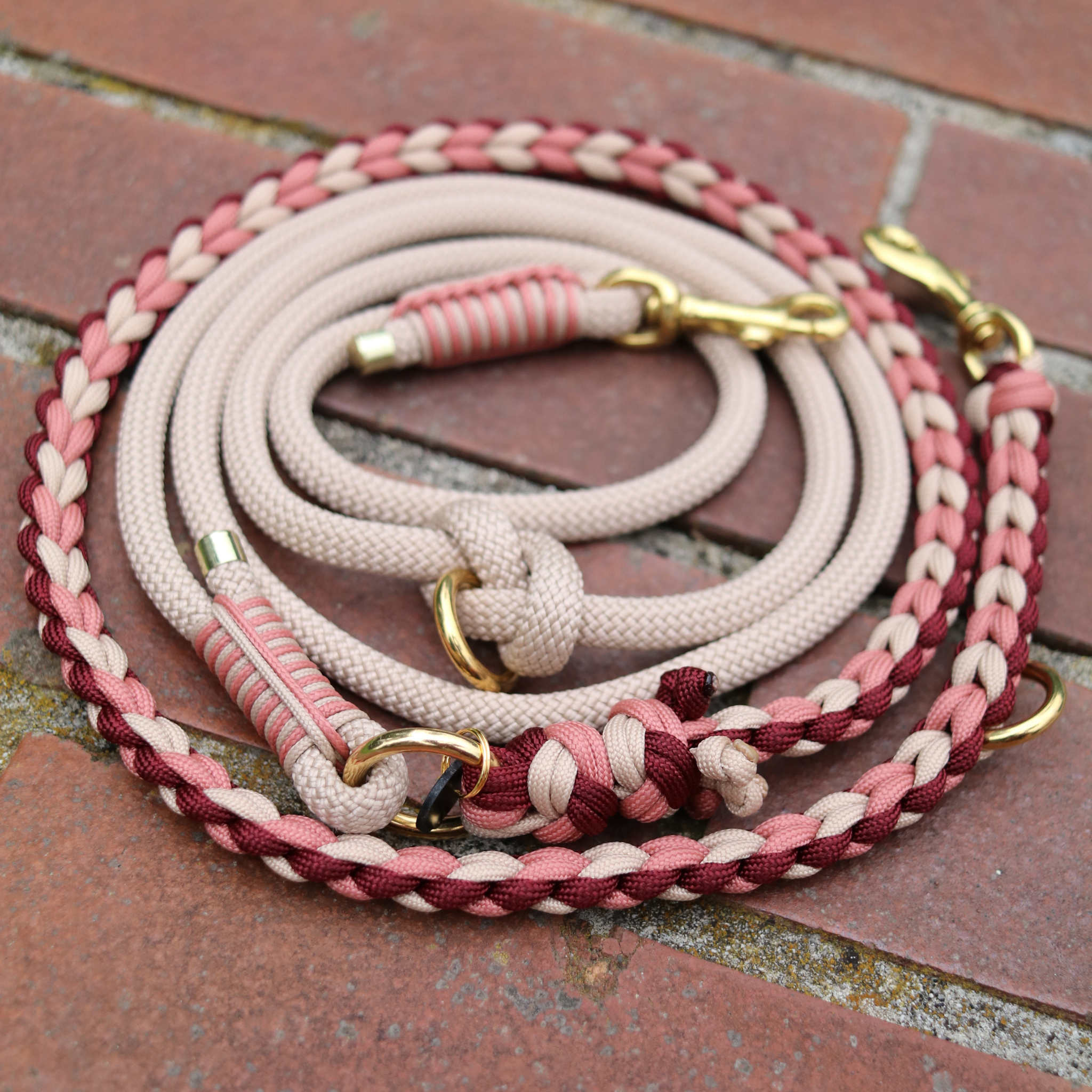 Paracordkombi in Coral und Beige
