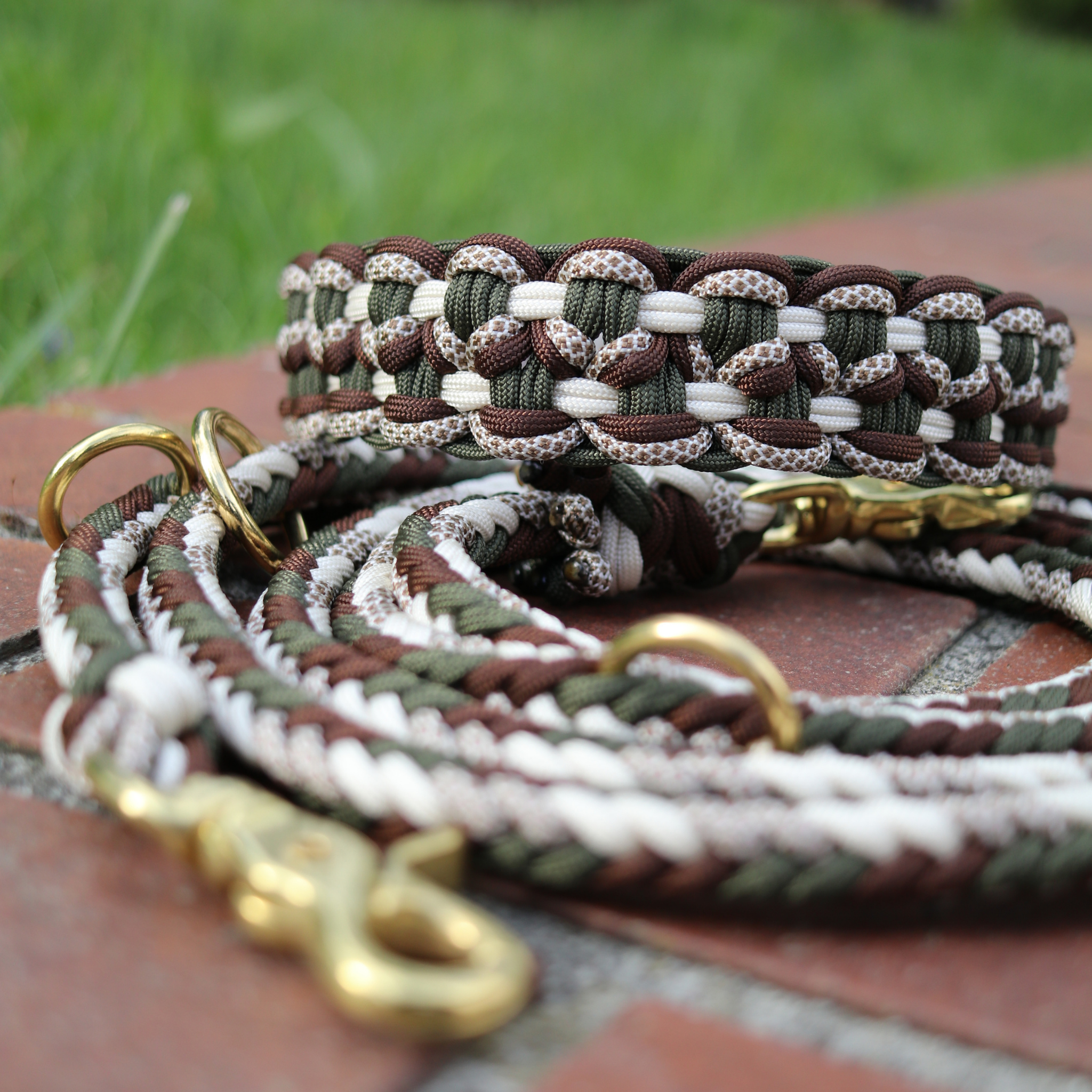 Paracordkombi in Walnuss und Olive