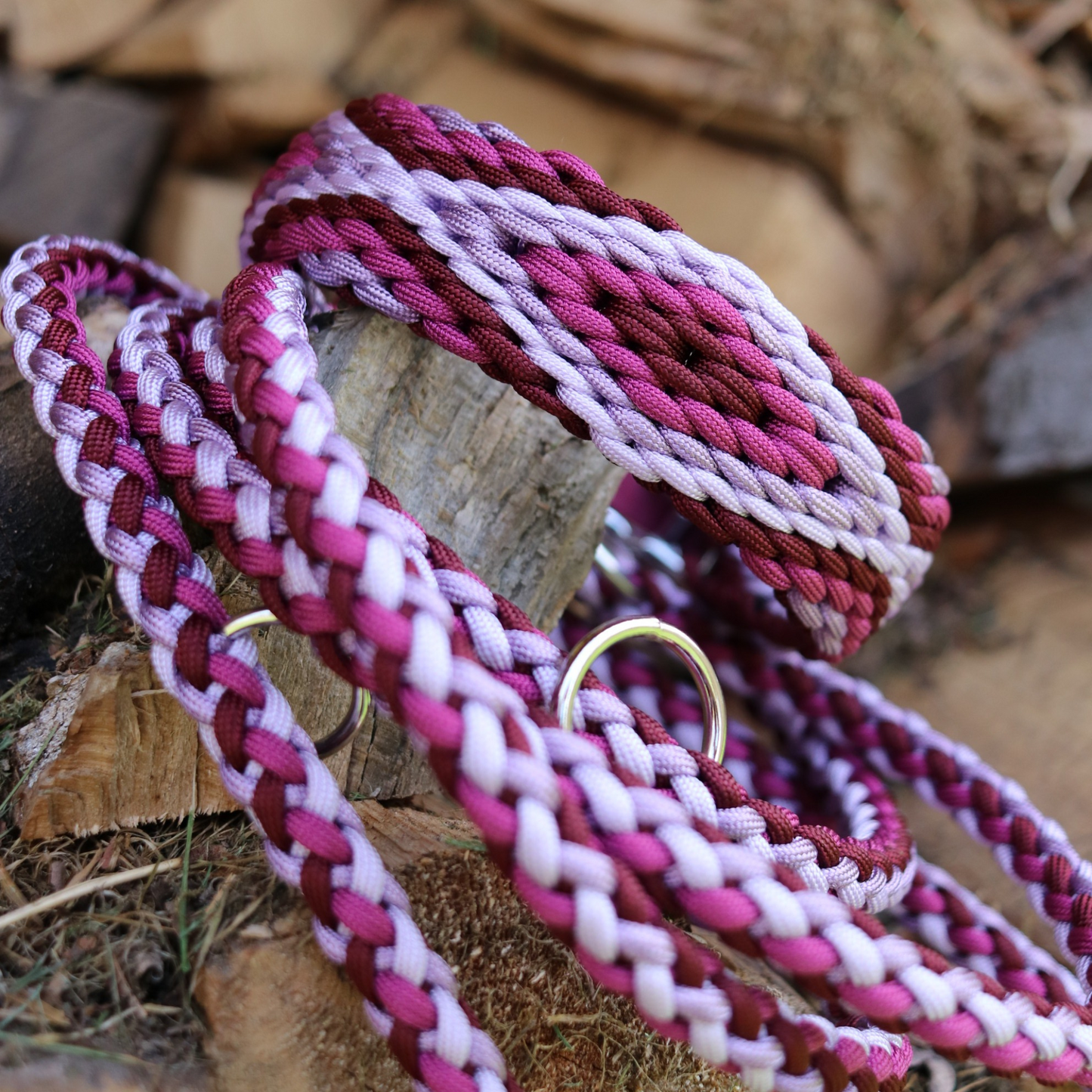 Paracordleine "Gaucho"  in Berry und Lila