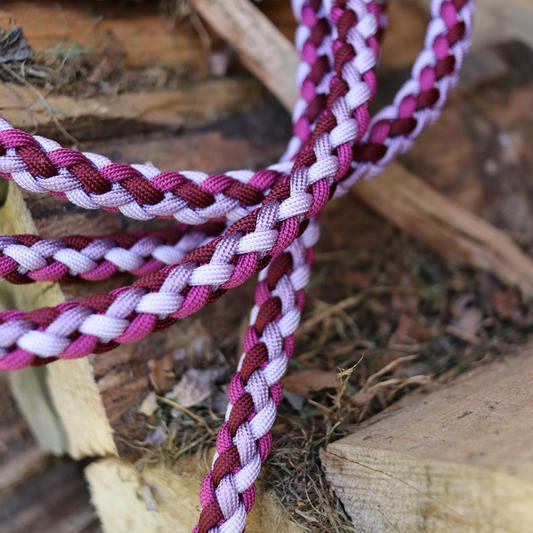 Paracordleine "Gaucho"  in Berry und Lila