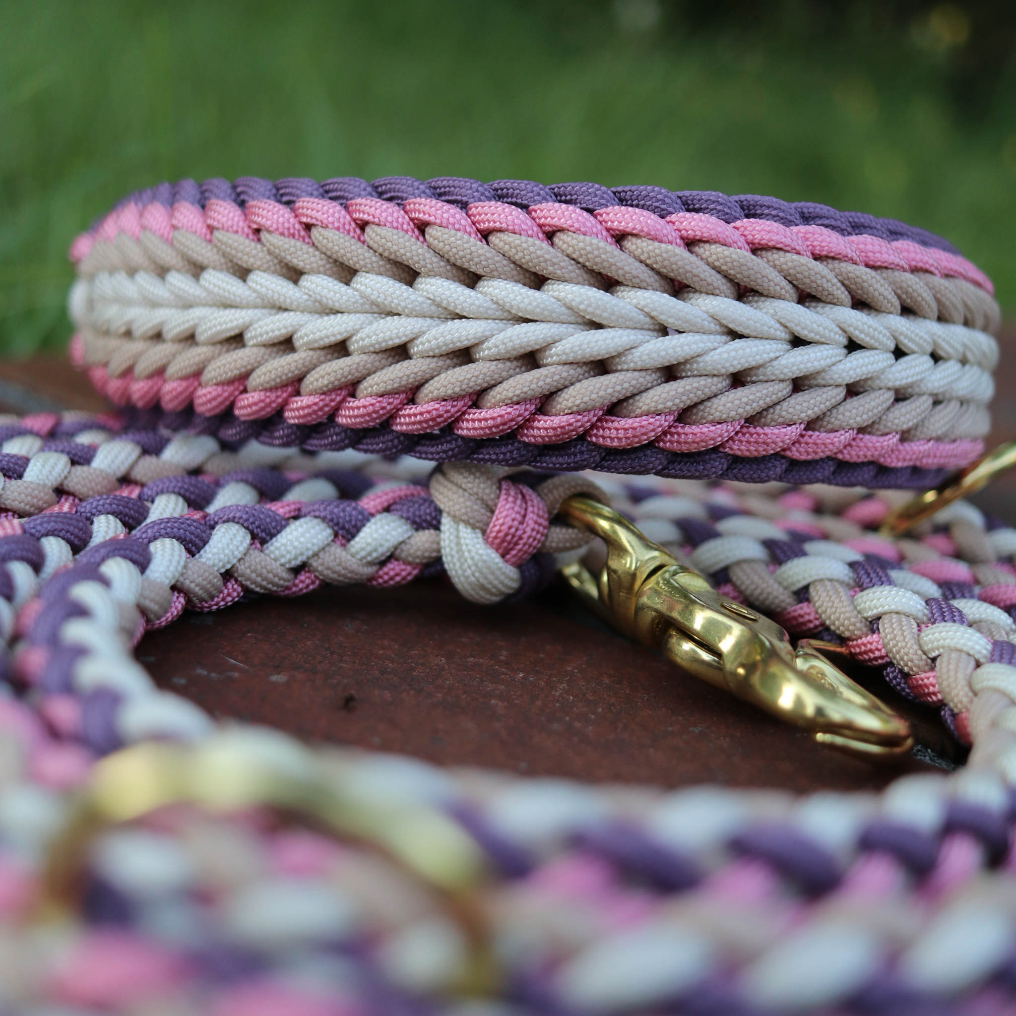 Paracordkombi in Mauve und Rosa