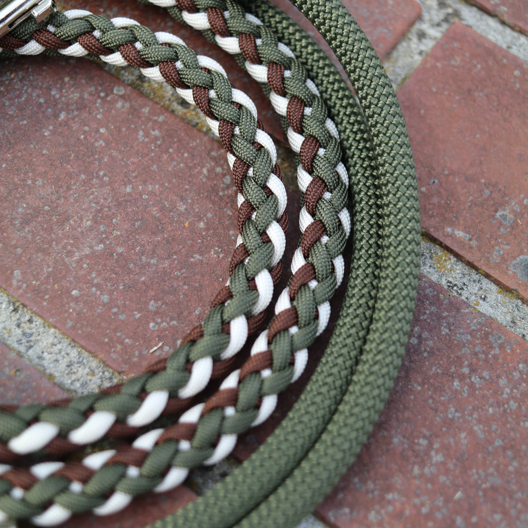 Paracordkombi in Olive und Walnuss