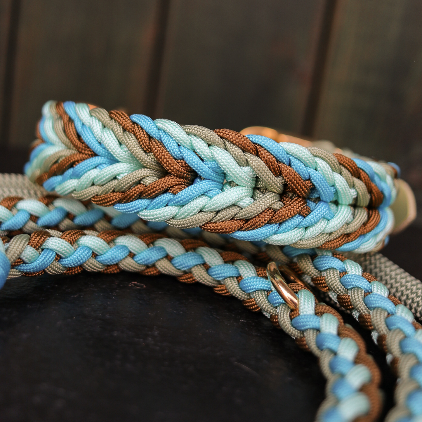 Kombination in Guacamole und Blau 34-39cm HU