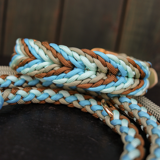 Kombination in Guacamole und Blau 34-39cm HU