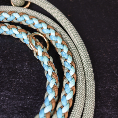 Kombination in Guacamole und Blau 34-39cm HU