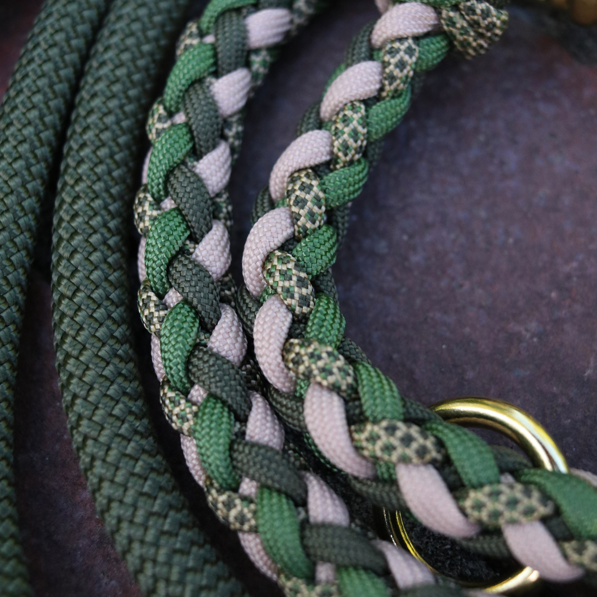 Paracordkombi in Olive und Mocca