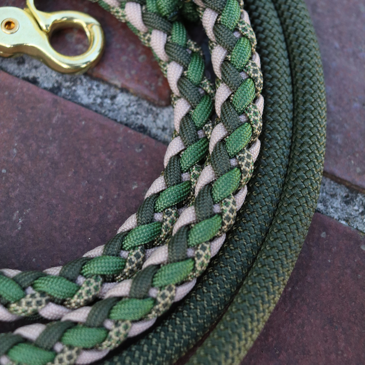 Paracordkombi in Olive und Mocca