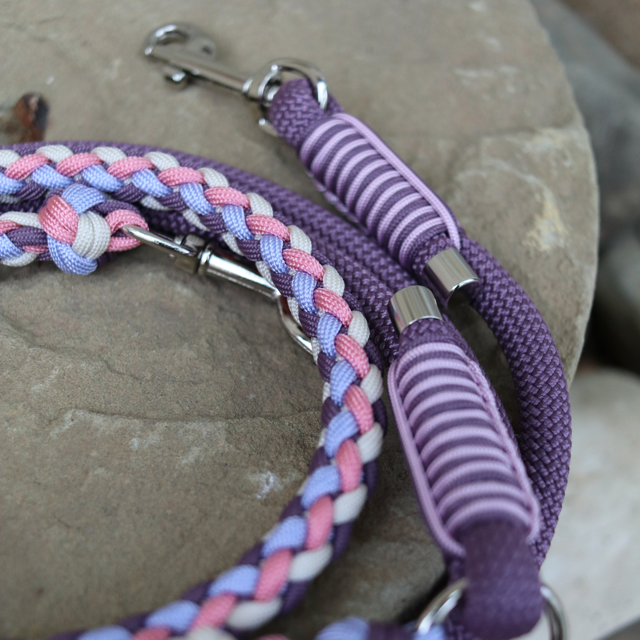 Paracordkombi in Mauve und Café Latte