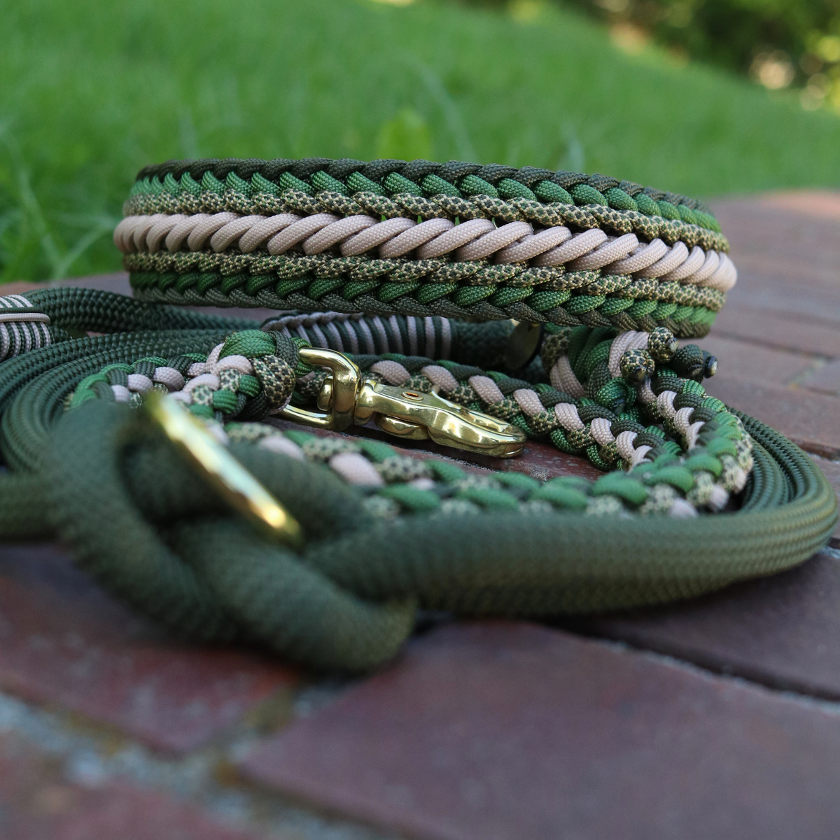Paracordkombi in Olive und Mocca