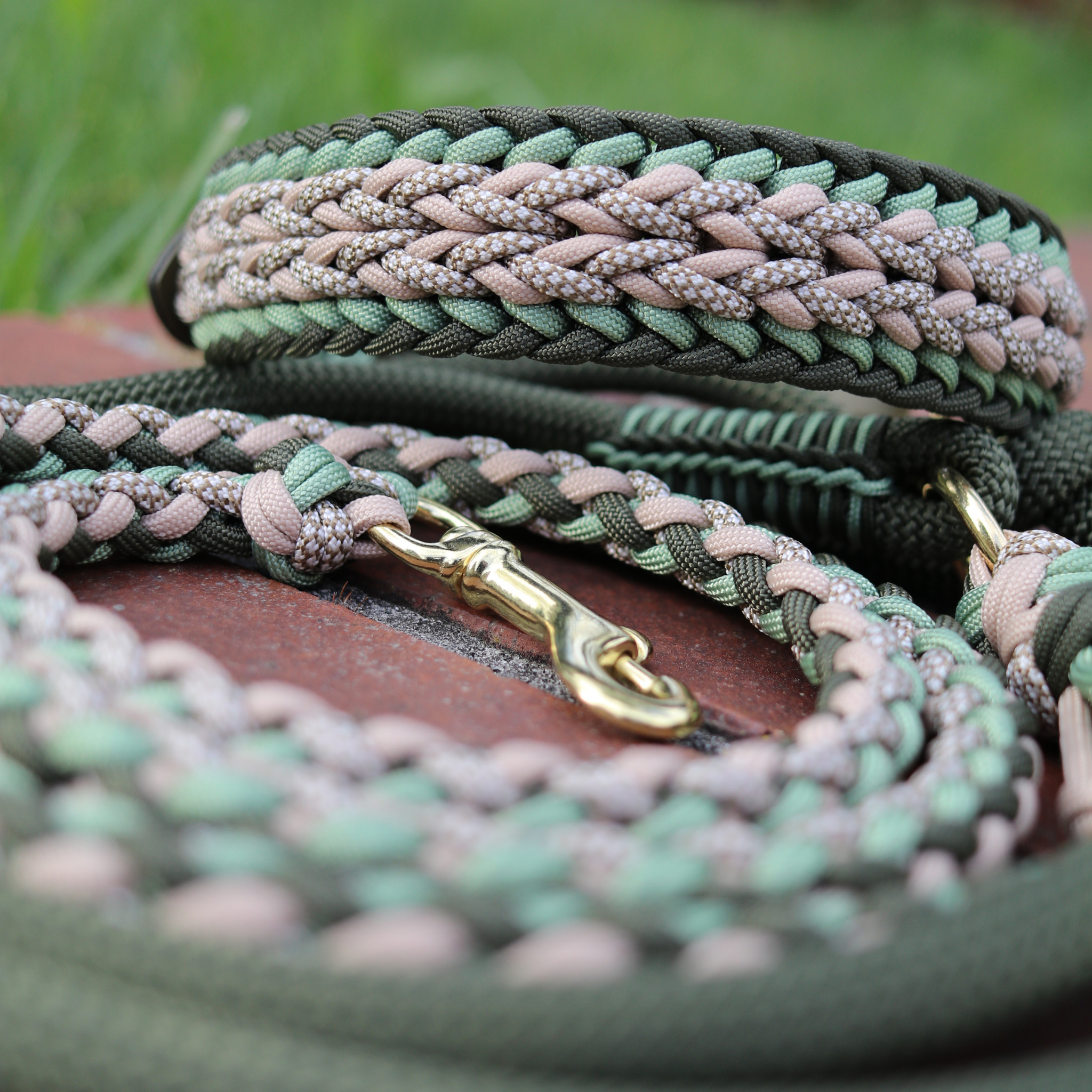 Paracordkombi in Olive und Mocca