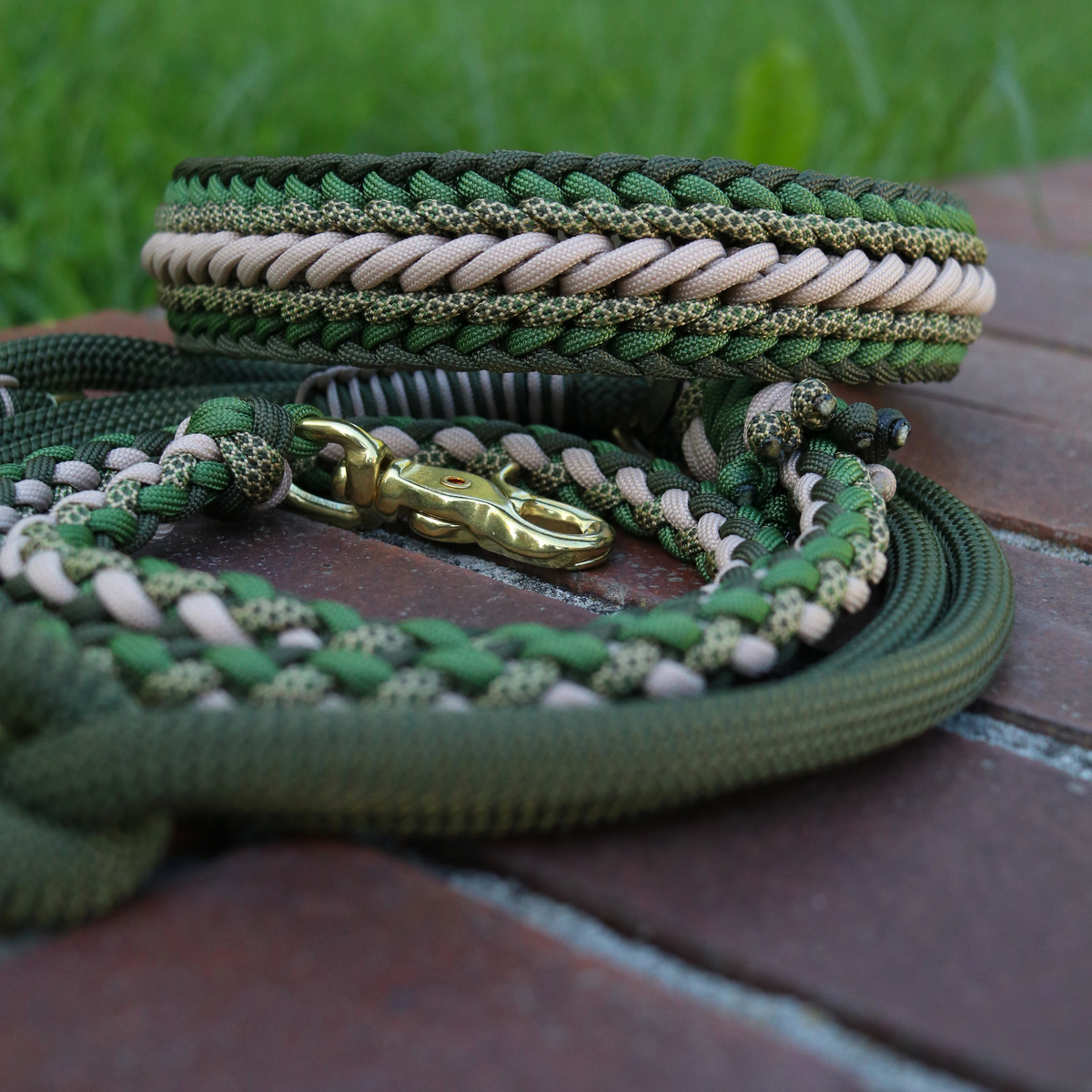 Paracordkombi in Olive und Mocca