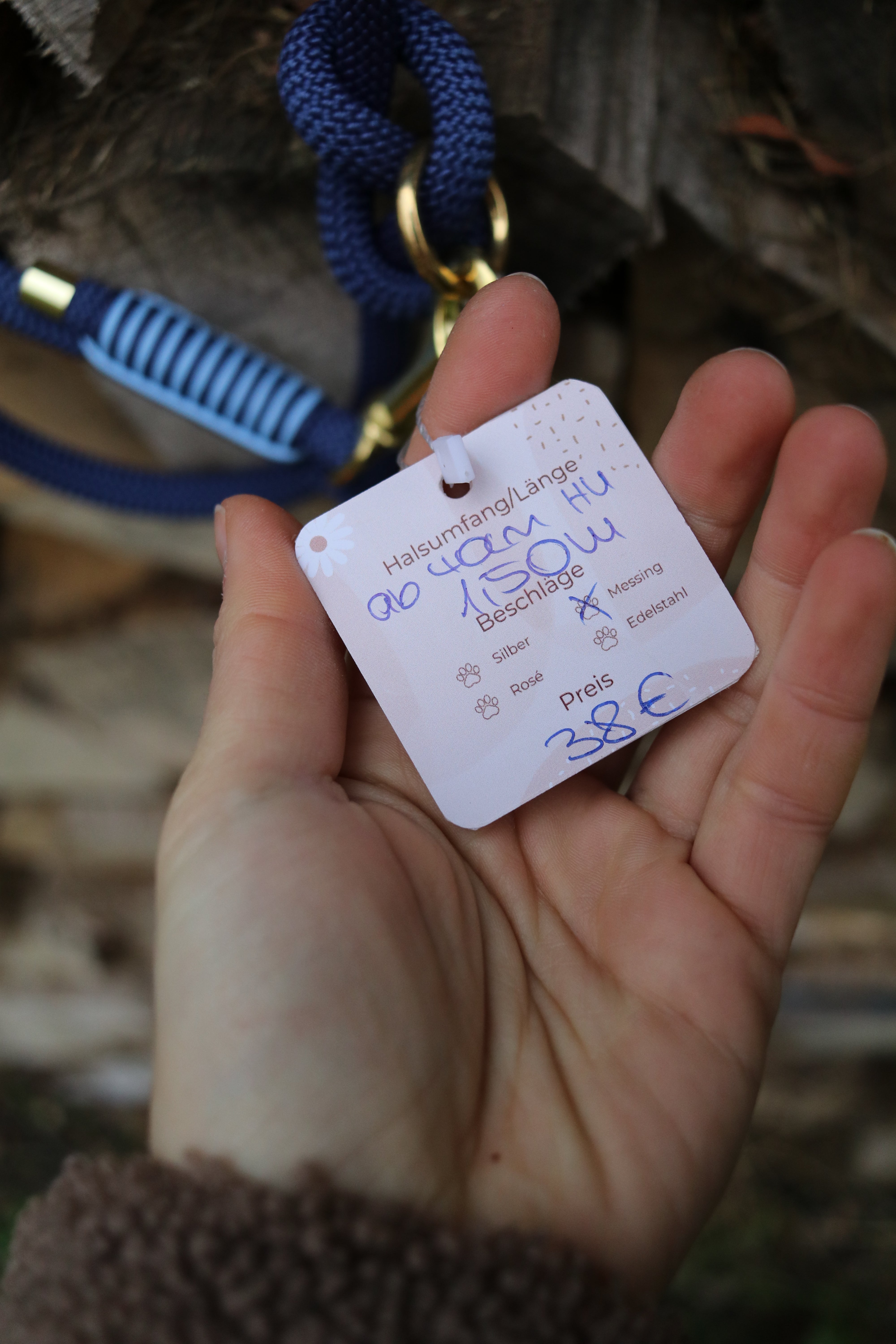 Retrieverleine Indigo mit Polar