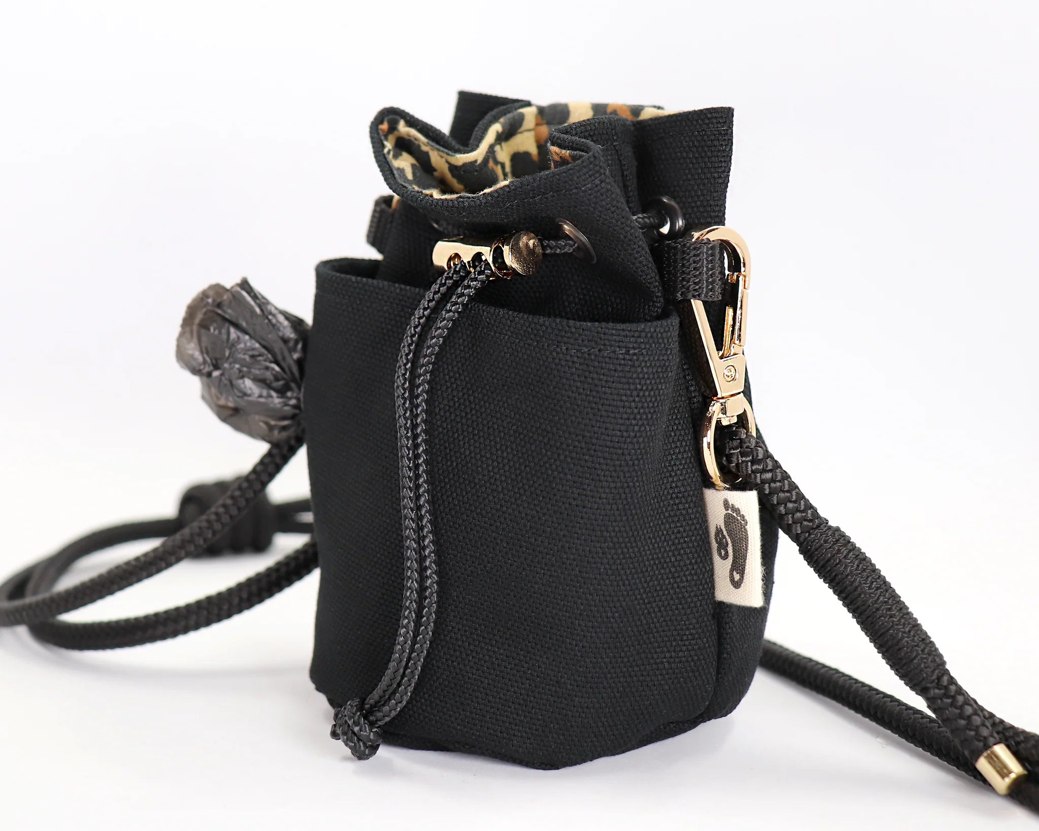 Leckerlibeutel Kaia Leopard Schwarz 2